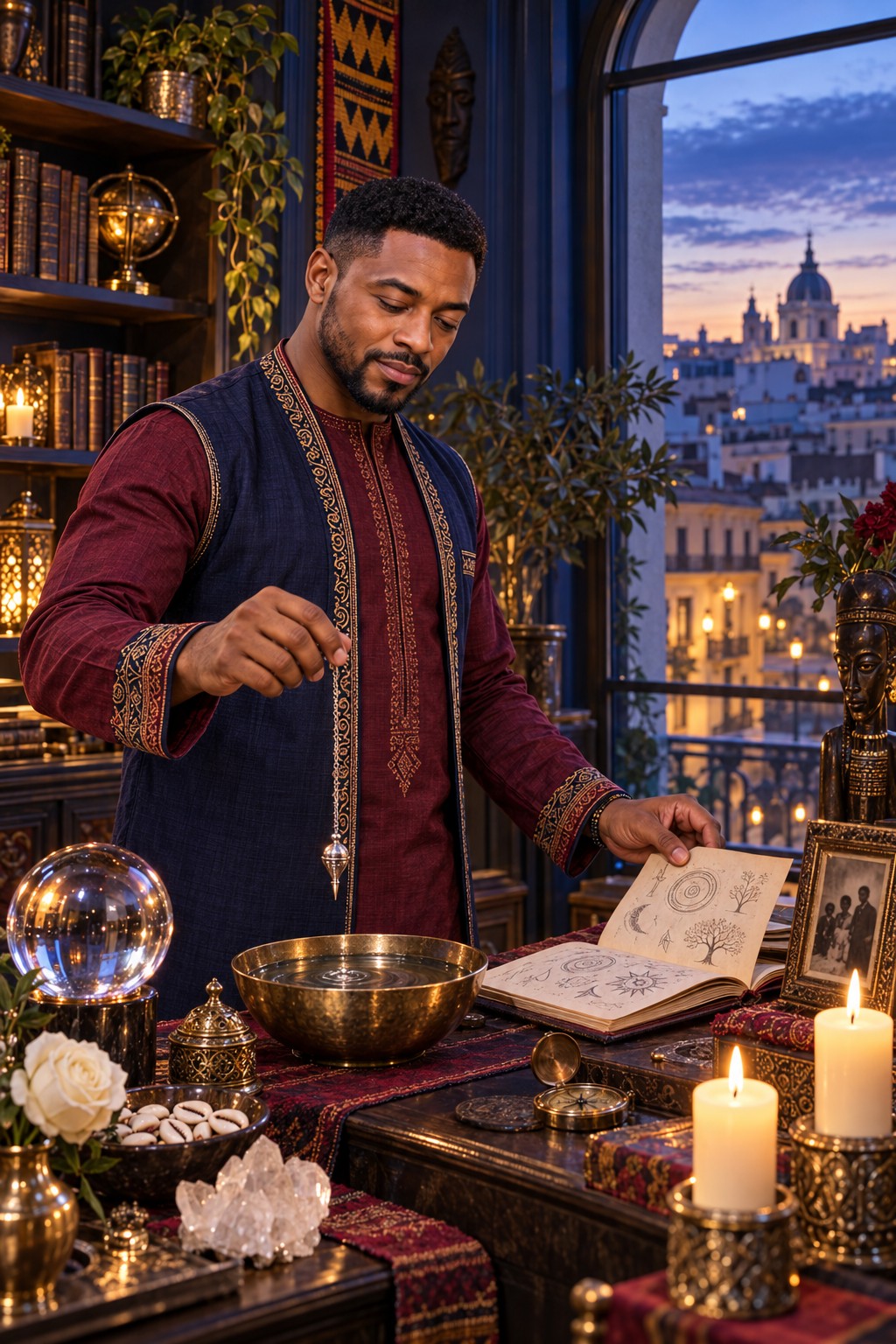 Maestro Senla, vidente africano y guía espiritual